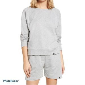 Circle X grey sweater.  NWOT L